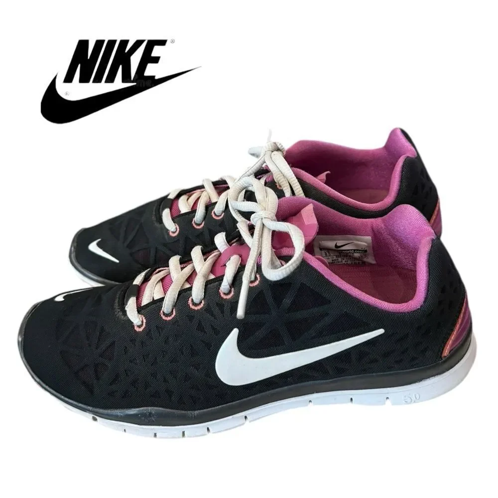 Nike Free TR Fit 3 Women's Running Shoes 555158-012 Black Sneakers 8.5